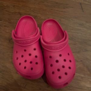 Hot Pink crocs